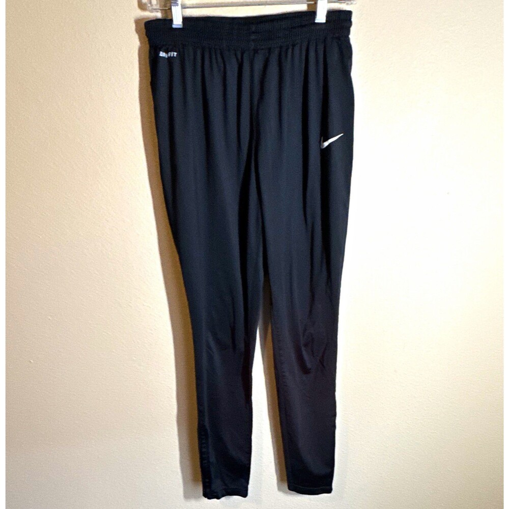 Nike Dri-FIT Men’s Jogger Pants Black Size M Pull On Elastic Waist Tapered